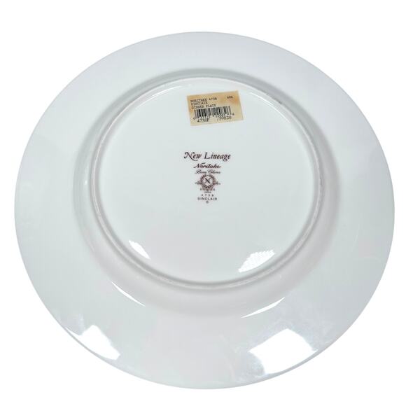 Noritake New Lineage Dinner Plates White Bone China Round Sinclair 4738 Lot of 5 - Picture 3 of 7